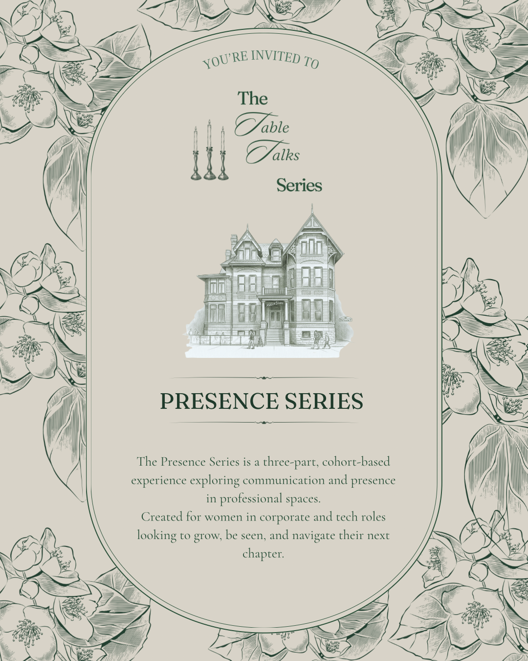 Presence Series invitation