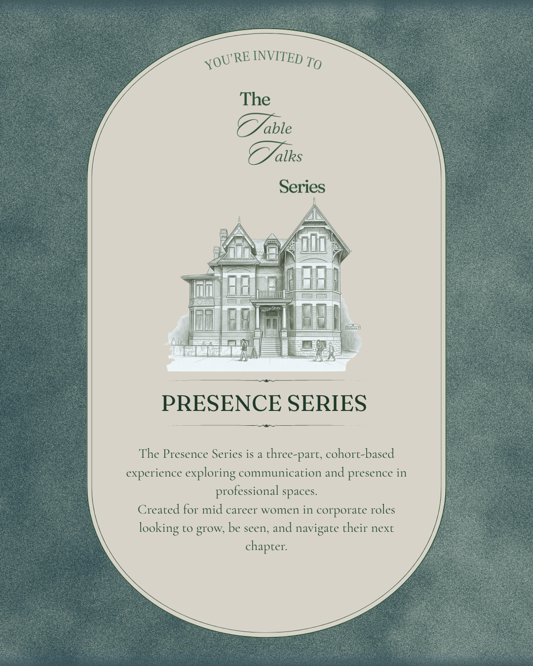 Presence Series invitation